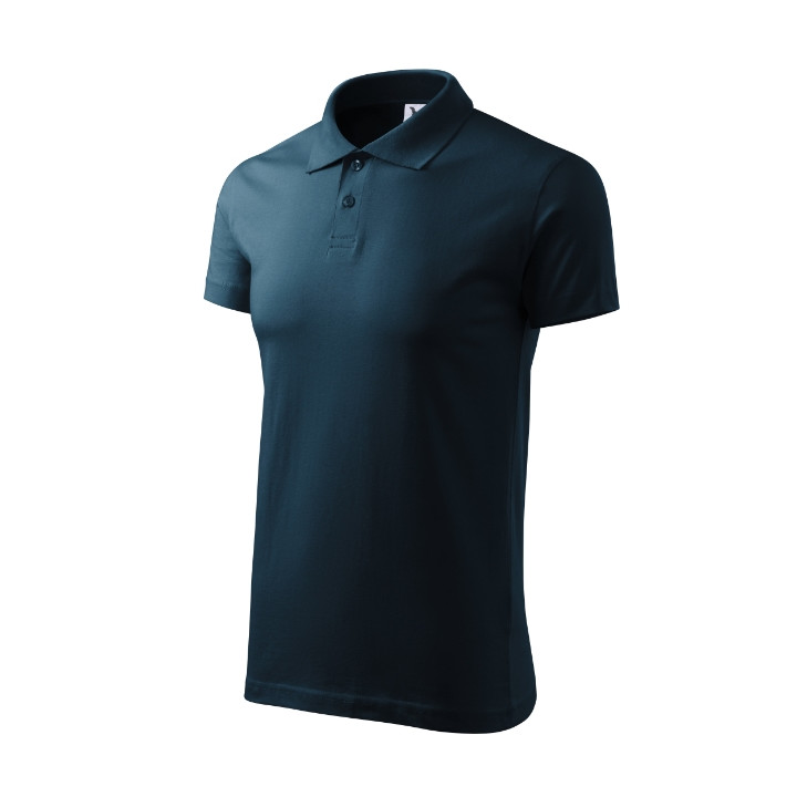 Polo homme Single J. 202 - bleu marine