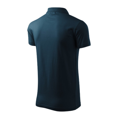 Polo homme Single J. 202 - bleu marine
