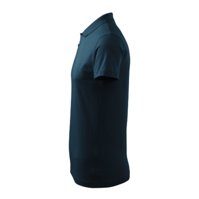 Polo homme Single J. 202 - bleu marine