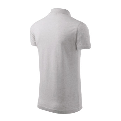 Polo homme Single J. 202 - gris chiné clair
