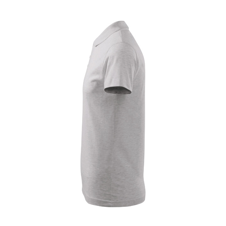Polo homme Single J. 202 - gris chiné clair