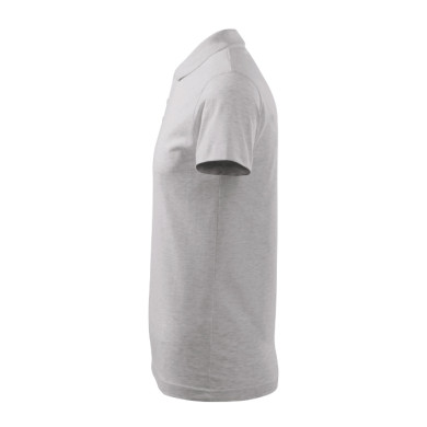 Polo homme Single J. 202 - gris chiné clair