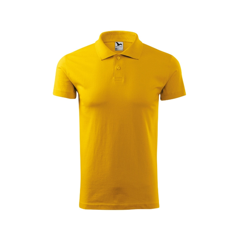 Polo homme Single J. 202 - jaune