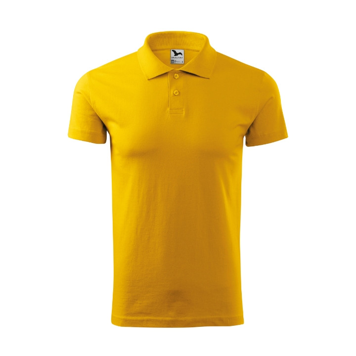 Polo homme Single J. 202 - jaune