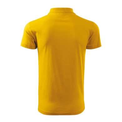 Polo homme Single J. 202 - jaune