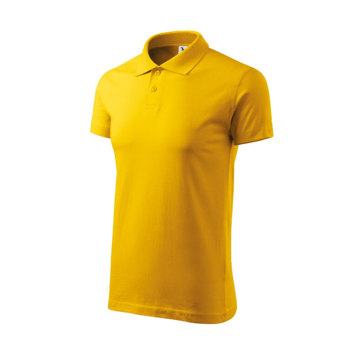 Polo homme Single J. 202 - jaune