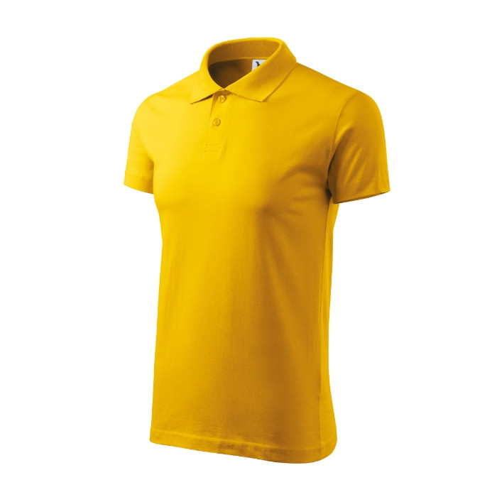 Polo homme Single J. 202 - jaune