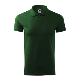 Polo homme Single J. 202 - vert bouteille