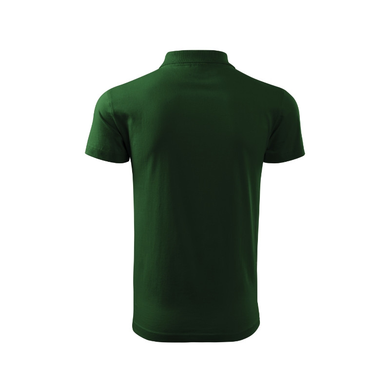Polo homme Single J. 202 - vert bouteille