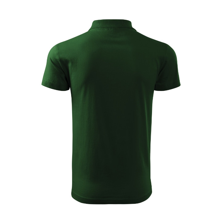 Polo homme Single J. 202 - vert bouteille