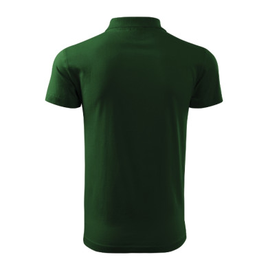 Polo homme Single J. 202 - vert bouteille
