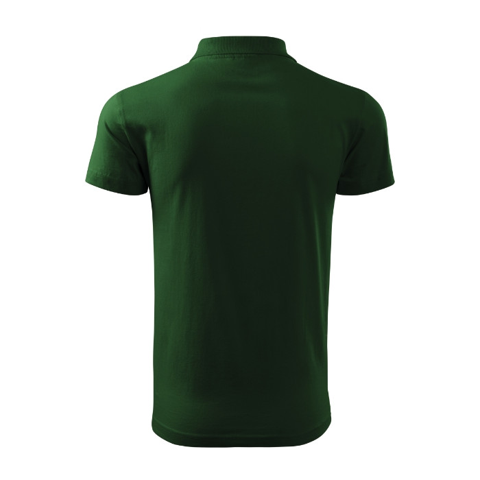 Polo homme Single J. 202 - vert bouteille