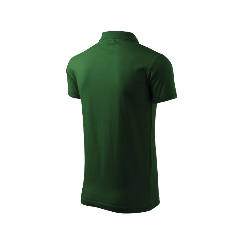 Polo homme Single J. 202 - vert bouteille