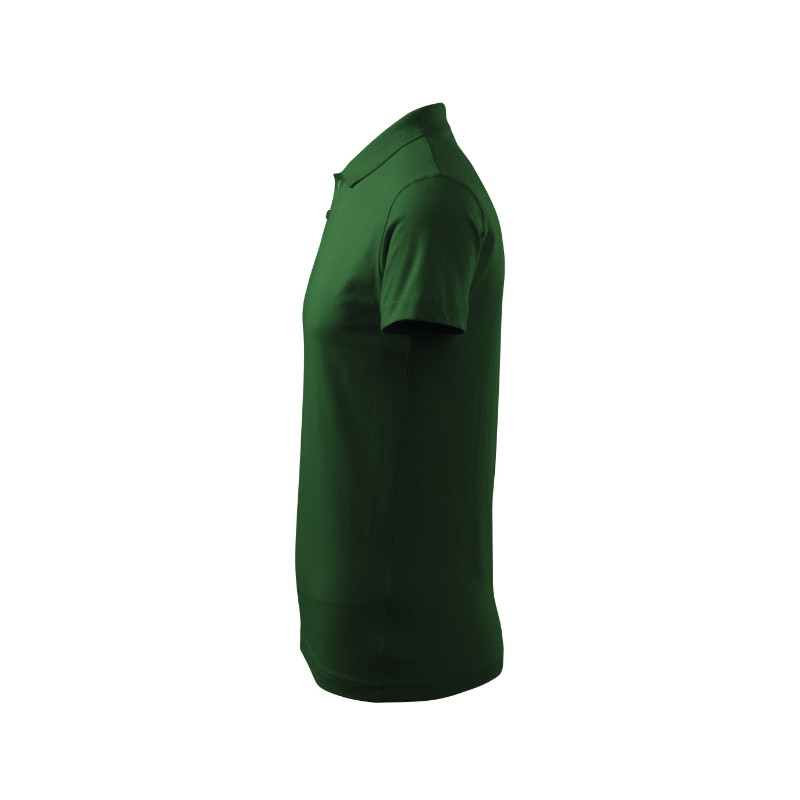 Polo homme Single J. 202 - vert bouteille