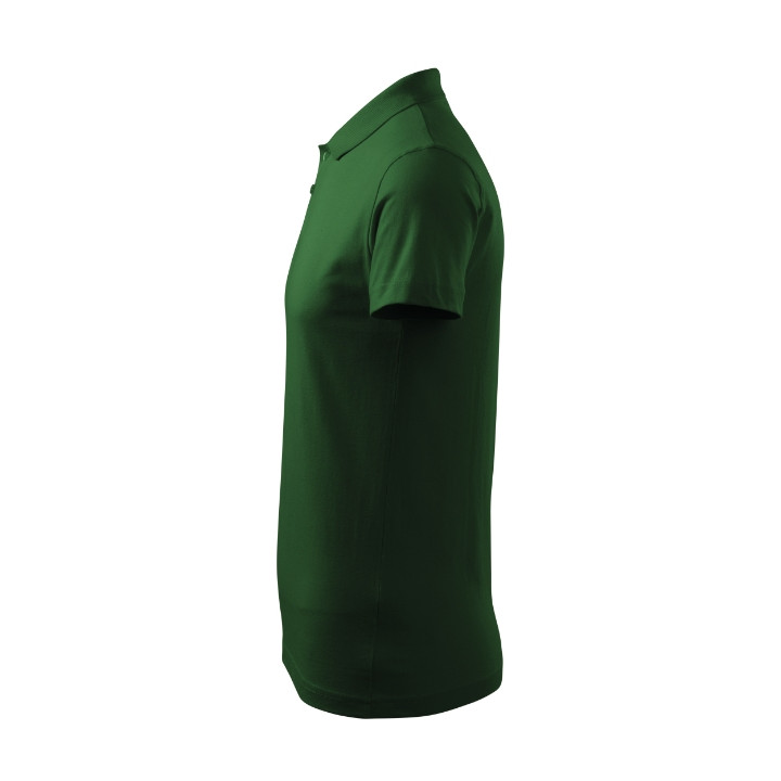 Polo homme Single J. 202 - vert bouteille