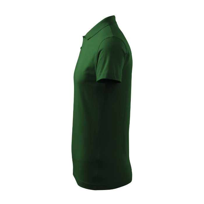 Polo homme Single J. 202 - vert bouteille