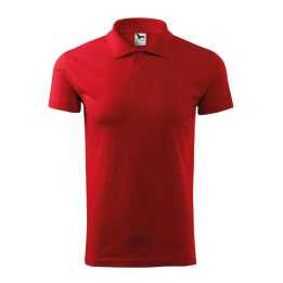 Polo homme Single J. 202 - rouge