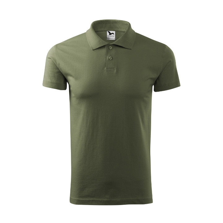 Polo homme Single J. 202 - kaki