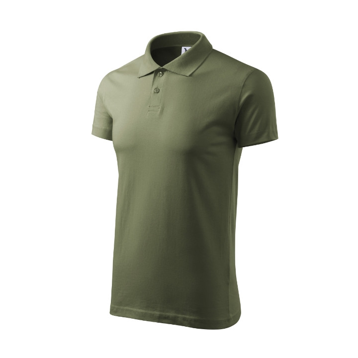 Polo homme Single J. 202 - kaki