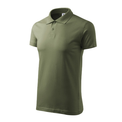 Polo homme Single J. 202 - kaki