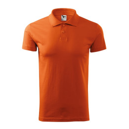 Polo homme Single J. 202 - orange