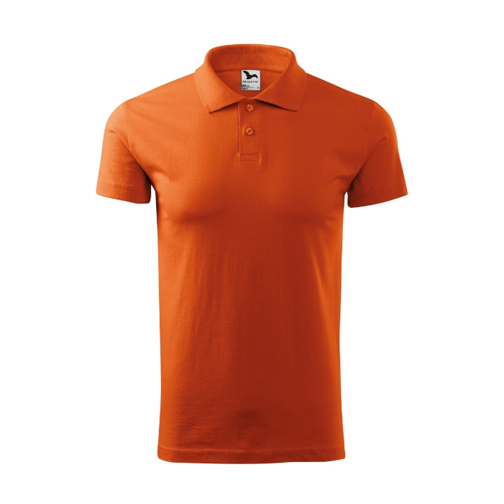 Polo homme Single J. 202 - orange