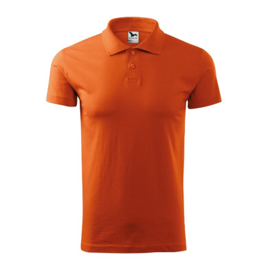 Polo homme Single J. 202 - orange