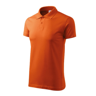 Polo homme Single J. 202 - orange