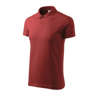 Polo homme Single J. 202 - bordeaux