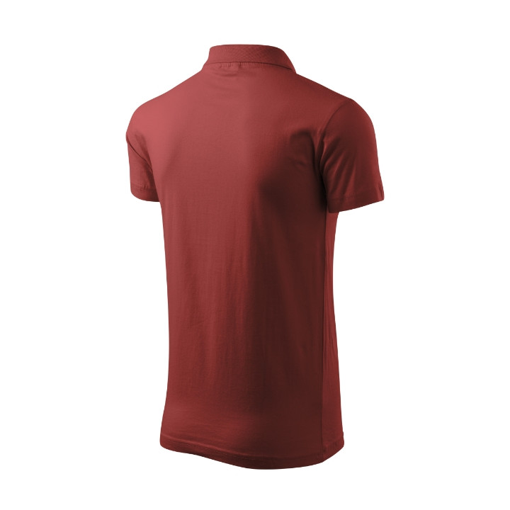 Polo homme Single J. 202 - bordeaux