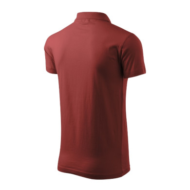 Polo homme Single J. 202 - bordeaux