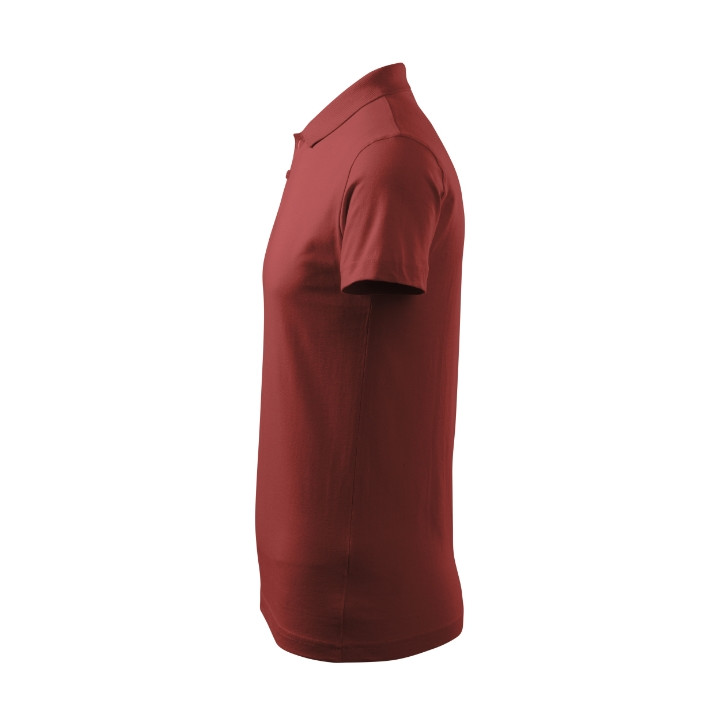 Polo homme Single J. 202 - bordeaux