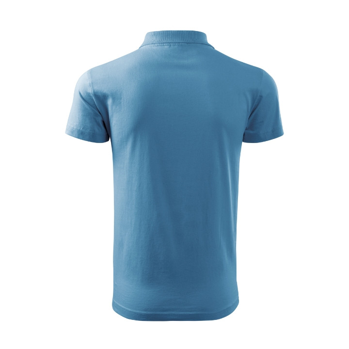 Polo homme Single J. 202 - bleu azur