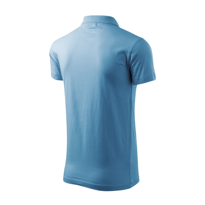 Polo homme Single J. 202 - bleu azur