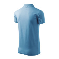 Polo homme Single J. 202 - bleu azur