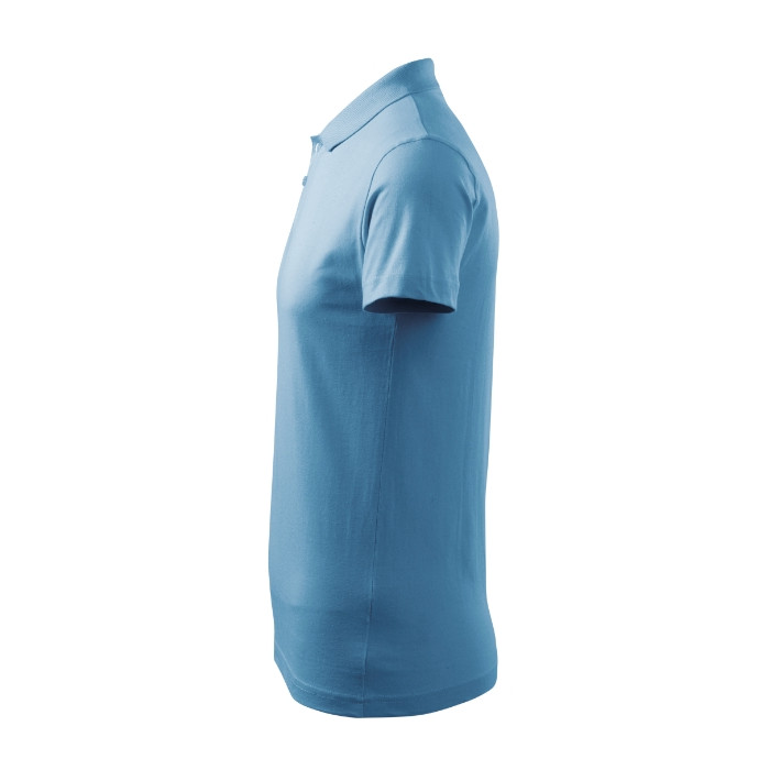 Polo homme Single J. 202 - bleu azur