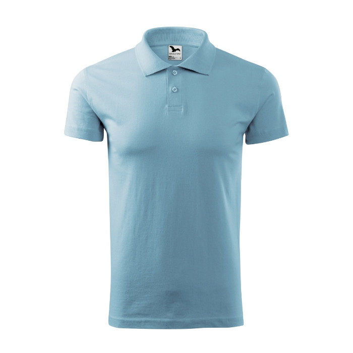 Polo homme Single J. 202 - bleu ciel