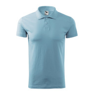 Polo homme Single J. 202 - bleu ciel