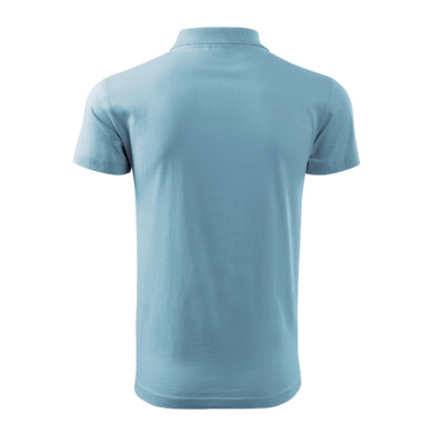 Polo homme Single J. 202 - bleu ciel