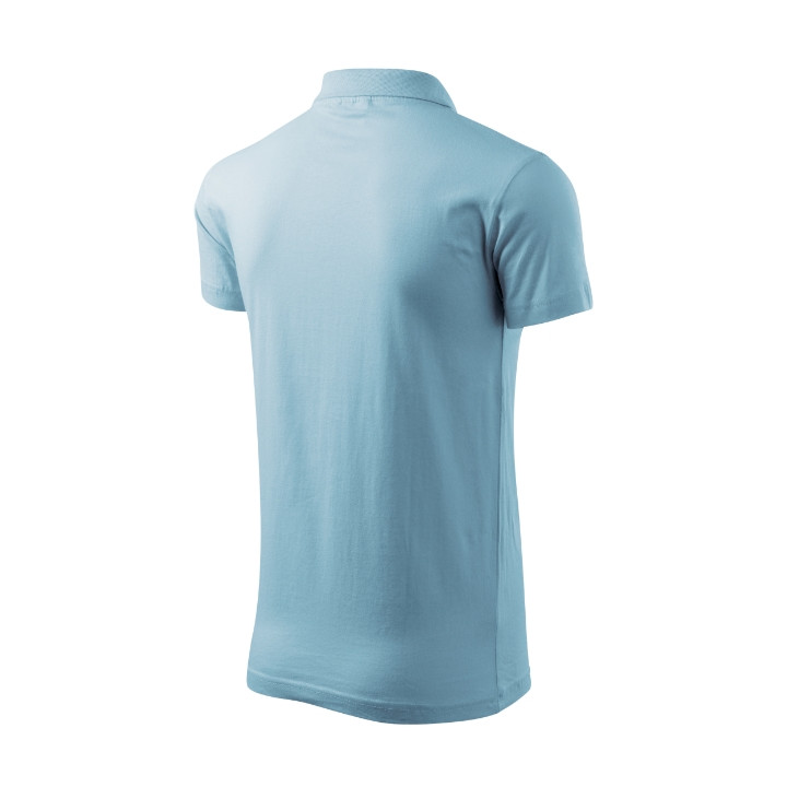 Polo homme Single J. 202 - bleu ciel