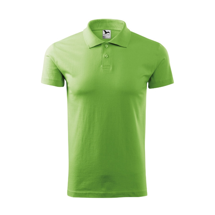 Polo homme Single J. 202 - vert herbe