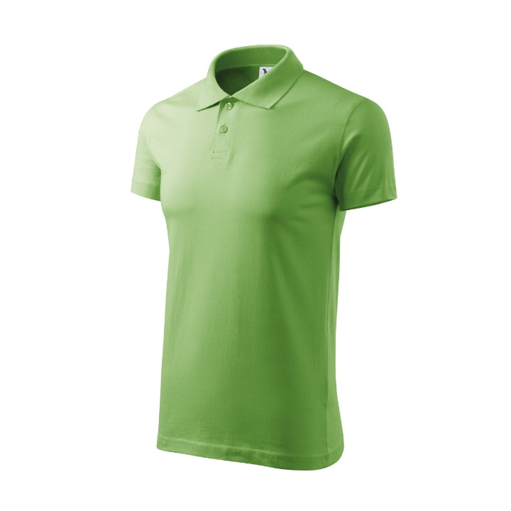 Polo homme Single J. 202 - vert herbe
