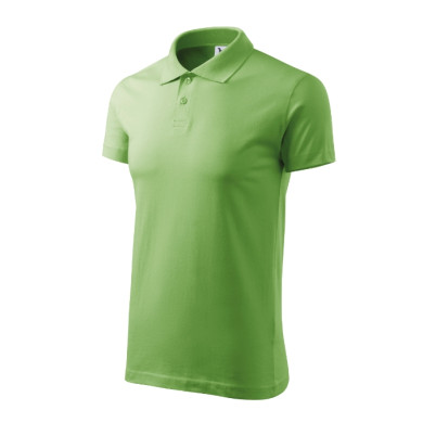 Polo homme Single J. 202 - vert herbe