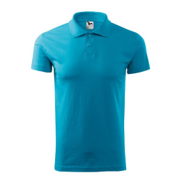Polo homme Single J. 202 - turquoise