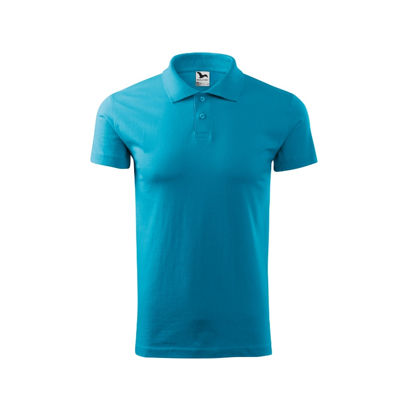Polo homme Single J. 202 - turquoise