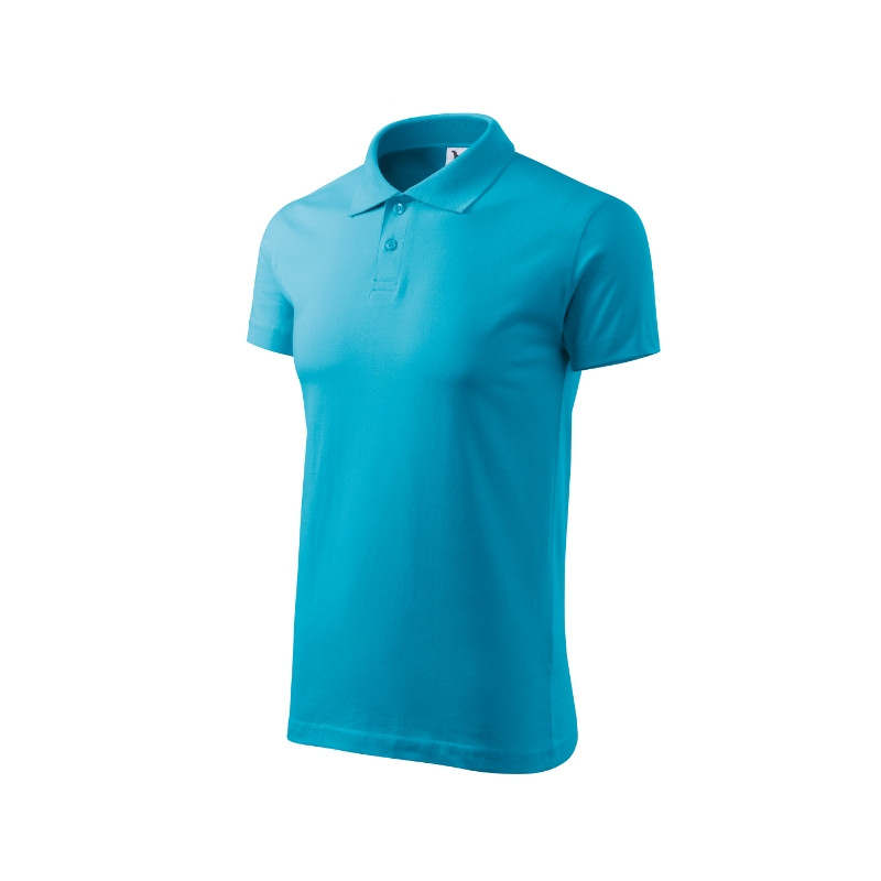 Polo homme Single J. 202 - turquoise