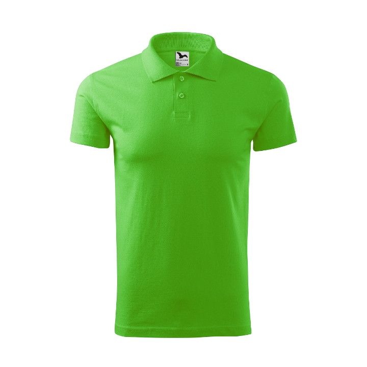 Polo homme Single J. 202 - vert pomme