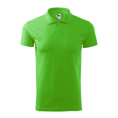 Polo homme Single J. 202 - vert pomme