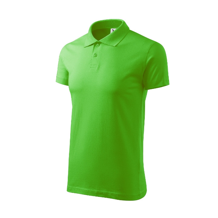 Polo homme Single J. 202 - vert pomme