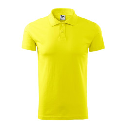 Polo homme Single J. 202 - jaune citron
